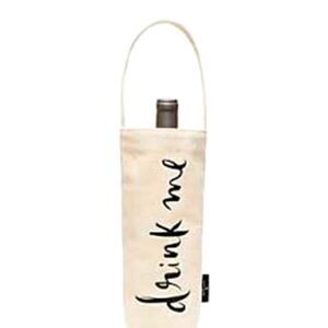 Swoozies Reusable "Drink Me" Canvas Wine Tote